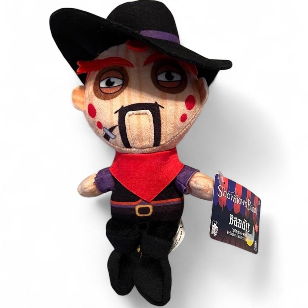 PhatMojo Showdown Bandit Plush Doll Cowboy Stuffed Toy Indie Horror Gamer NWT